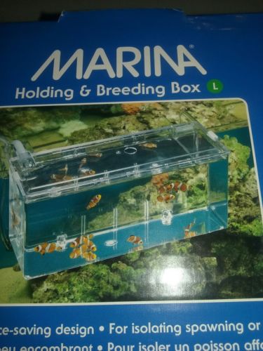 Marina Hang Breeding Box Fish Aquarium Large Holding Tank Hatchery Breeder