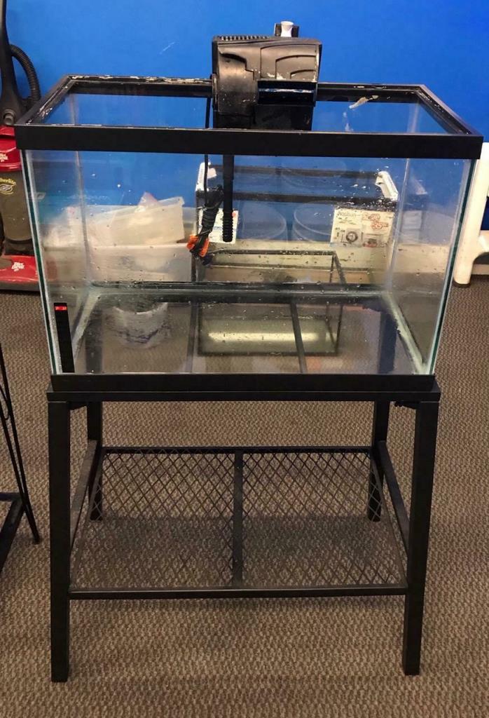 20 gallon High aquarium fish tank, stand and filter combo  $80...Phila.,Pa