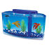 Betta Fish Aquarium Tank With Divider Filter Small Penn Plax Deluxe Triple 0...