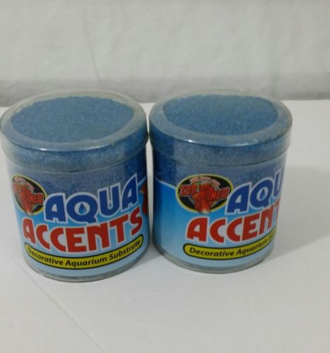 Aquarium Sand Aqua Accents (set of 2) Ballistic Blue Sand