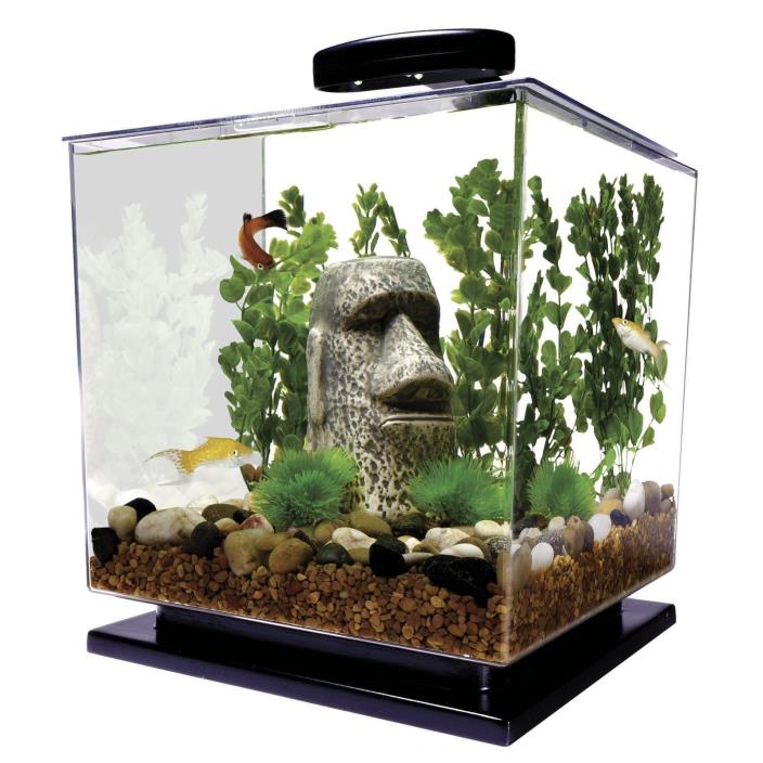 *New* Tetra Cube Aquarium 3gal Small Fish Tank Bowls Goldfish Container No Tax
