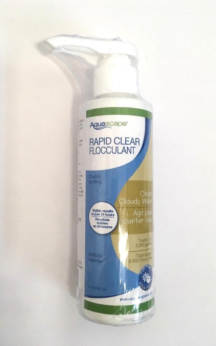 Clear Water Treatment-Aquascape Rapid Clear Flocculant For Pond 8 OZ Exp 5/20