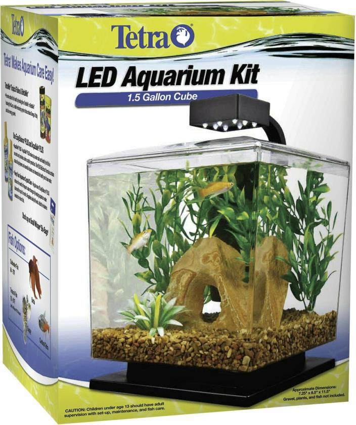 (NEW HOT) Tetra Water Wonders Black Aquarium Kit, 1.5-gal FREE SHIPPING