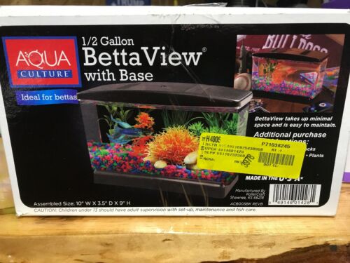 Aqua Culture 1/2 Gallon Betta View With Base
