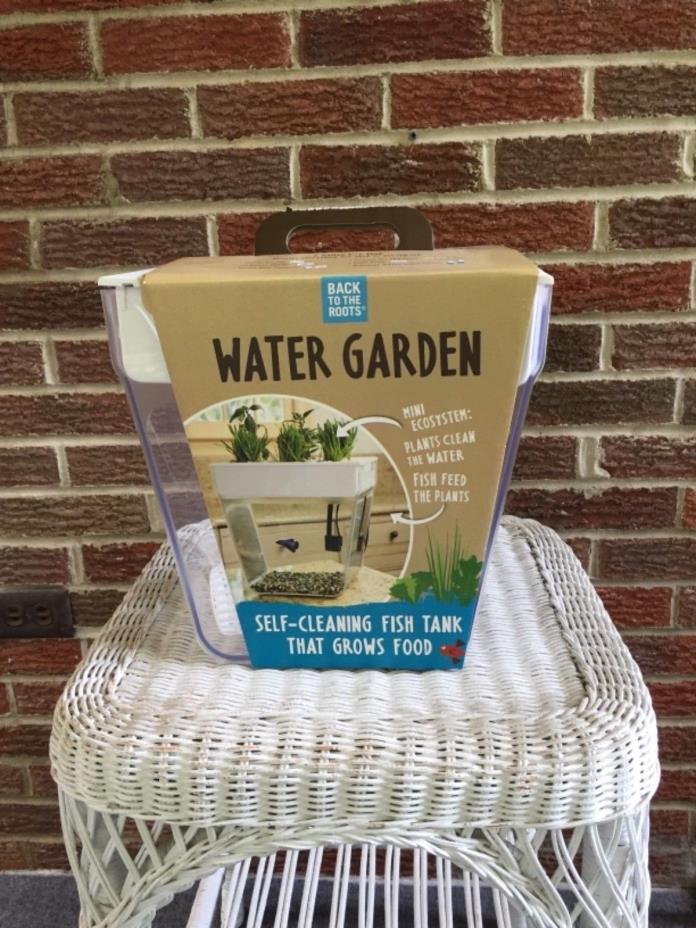 Back to the Roots Water Garden Aqua Farm Plants Self Cleaning Fish Tank