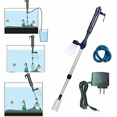 Electric Gravel Cleaners Fish Tank Vacuum Syphon Operated Water Filter Sand Pet