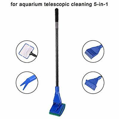 Cleaning Algae Scrapers Kit For Fish Tank Long Handle Brush Functional Five Pet
