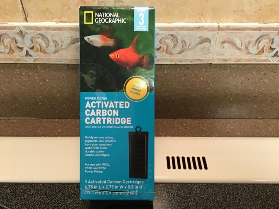 National Geographic Activated Carbon Cartridge 3-3 Packs & 1 Polishing Cartridge