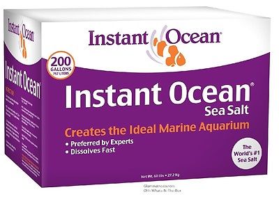 Sea Salt Mix Instant Ocean Aquarium Fish Tank Tropical Marine Water 200 Gal
