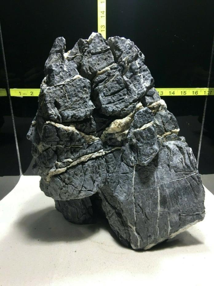 28.35 lbs TRUE BLACK Seiryu Stone Aquarium Aquascaping Iwagumi Amano WYSIWYG ADA