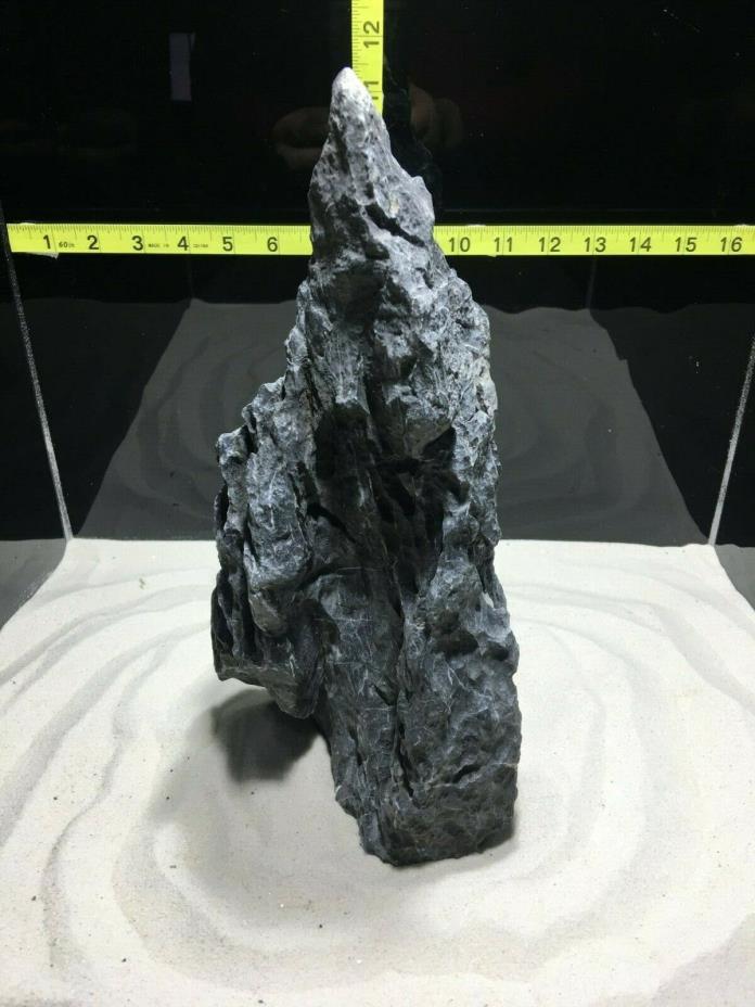9.79 lbs TRUE BLACK Seiryu Stone Aquarium Aquascaping Iwagumi Amano WYSIWYG ADA