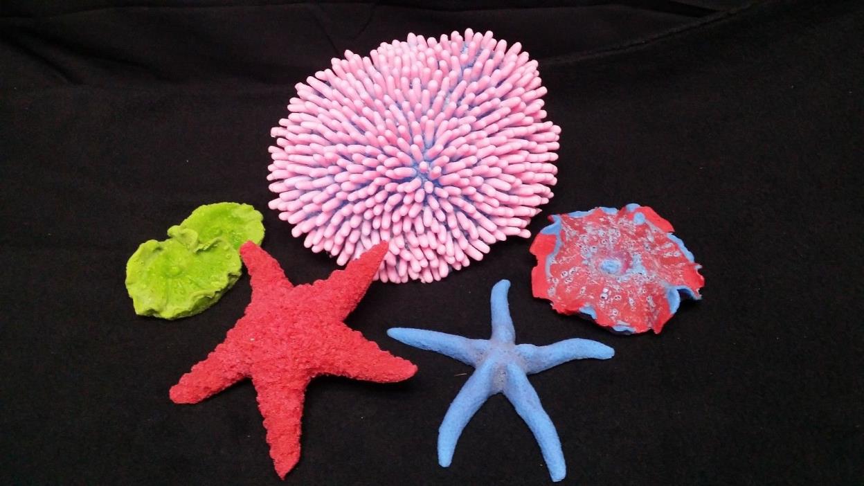 Artificial corals, bundle pack, reef, aquarium decorations, coral bundle.