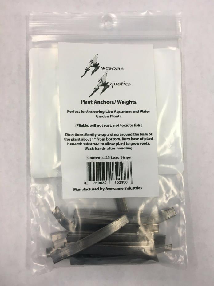 Lead ribbon plant weight Plant Anchors Weights 25 pack 2