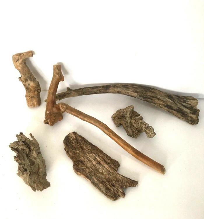 Lot of 6 NE Natural Driftwood Aquarium Decoration Fish Tank Terrarium Decor #101