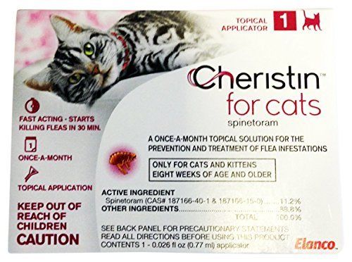 Cheristin for Cats Topical Prevention and treatment of Flea Infestations 1 Pack