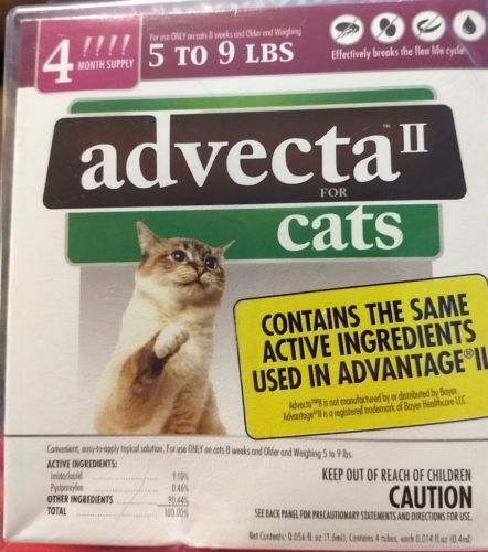 ADVECTA 3 FOR Cats 5 to 9 lbs 4 applications