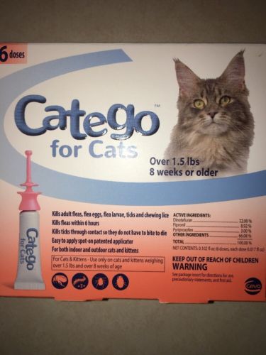 Catego For Cats over 1.5 lbs 6 Doses - Free Shipping