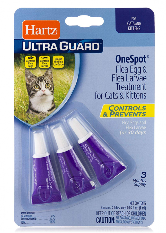Hartz Ultra Guard One Spot Flea Egg Treatment for Cats and Kittens