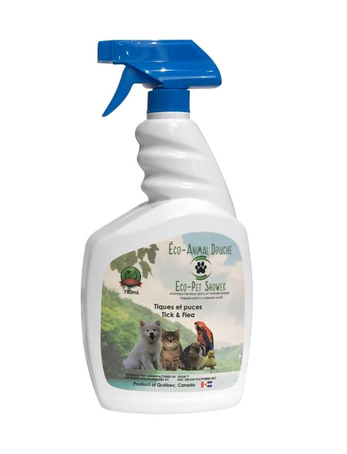 Eco-Pet Shower Tick & Flea Spray | 100% Natural & Biodegradable | Made in Canada