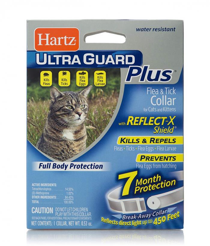 Hartz UltraGuard Plus Reflective Flea & Tick Collar for Cats and Kittens