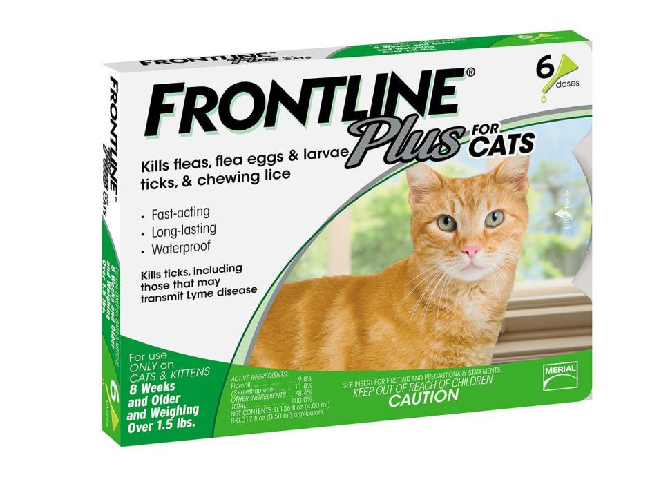 Frontline Plus Flea & Tick Treatment for Cats & Kittens - 6 treatments