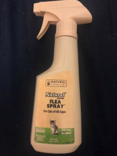 Natural Chemistry Natural Flea Spray for Cats- 8 oz Spray