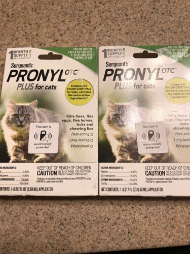Sergeant's Pronyl OTC for Cats of All Weights 2 Month Supply