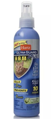 Hartz UltraGuard Plus Flea And Tick Spray For Cats (8 fl. oz)