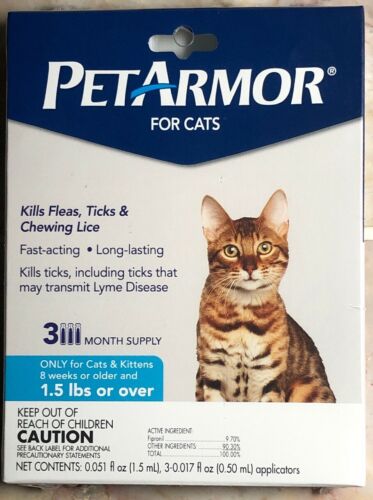 PetArmor Cat Flea And Tick Lice Treatment Control Medicine For Cats and Kittens