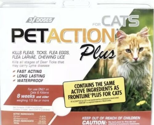 PetAction Plus for Cats (3 Months)