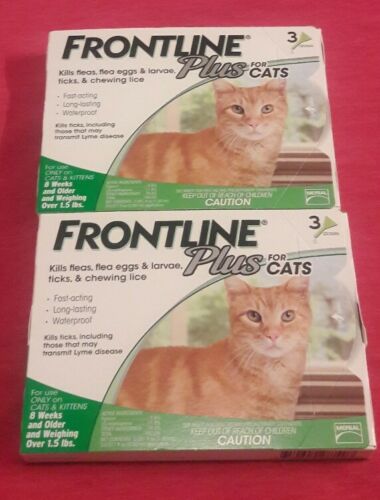 Frontline Plus For Cats 2 New Boxes Helps keep your cat healthy! ??