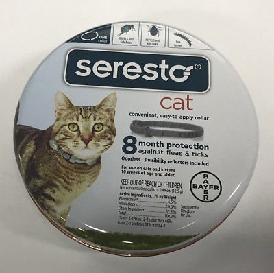 Seresto 8 Month Flea & Tick Prevention Collar for Cats & Kittens - NEW IN BOX