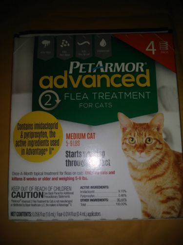 Pet Armor Advanced For Medium Cats (5-9lbs)4 Month Supply