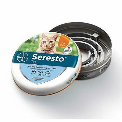 Bayer Seresto Flea and Tick Collar for Cat, all weights, 8 Month Protection