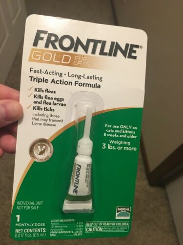 frontline gold for cats. One Dose (Never Opened)Still In Package ! New!