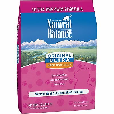 Natural Balance Original Ultra Whole Body Health Dry Cat Food Chicken Meal & ...