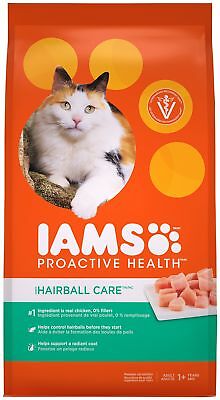 Iams Proactive Health Adult Hairball Care Dry Cat Food With Chicken And Salmo...