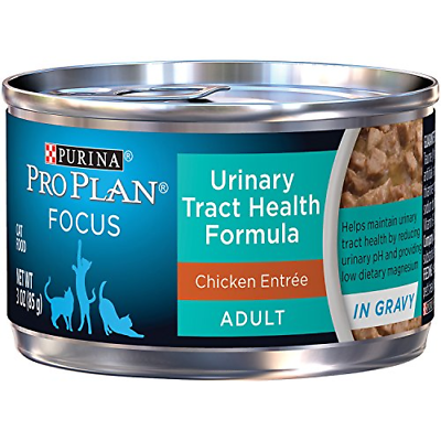 Purina Pro Plan Cat Wet Food Adult Urinary Tract Health Chicken 3 oz Can 24 Pack