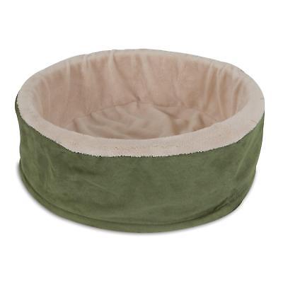 Deluxe Cuddle Cup with Sheepskin Dog Bed, Color Will Vary