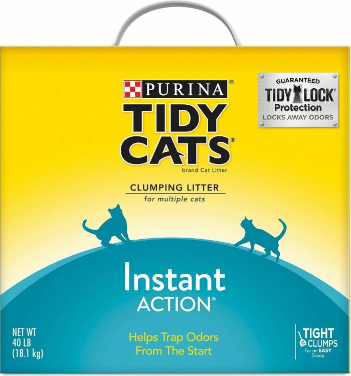Purina Tidy Cats Instant Action Clumping Cat Litter - 40 lb x 2 Box