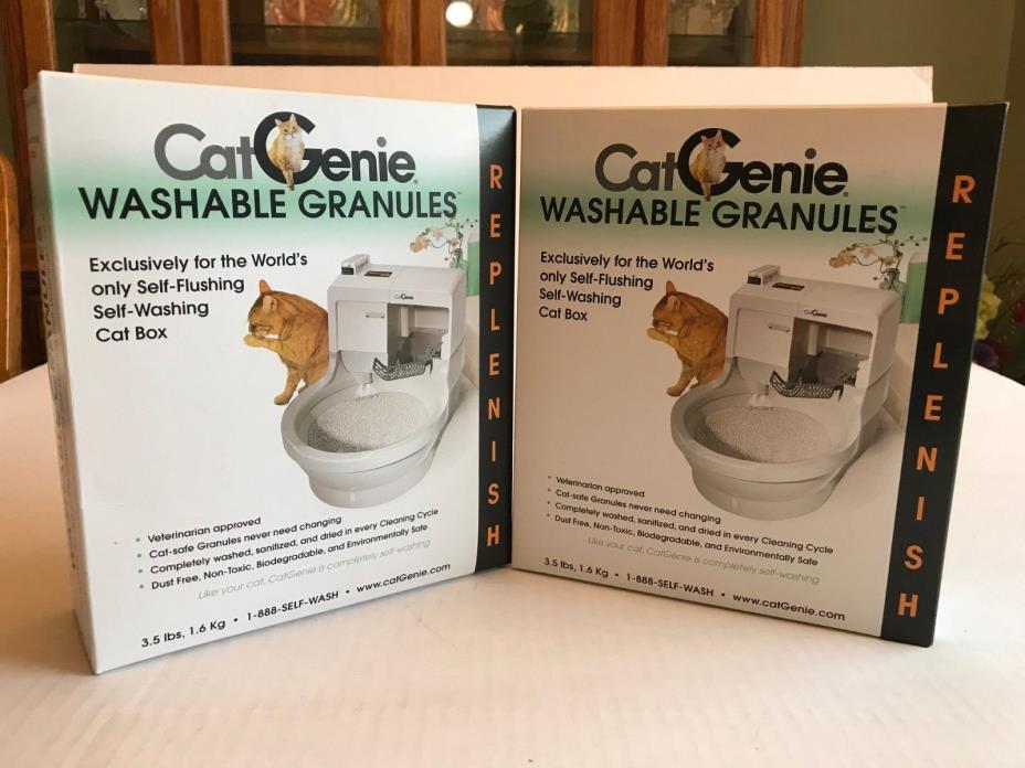 Cat Genie Washable Granules (2 boxes)