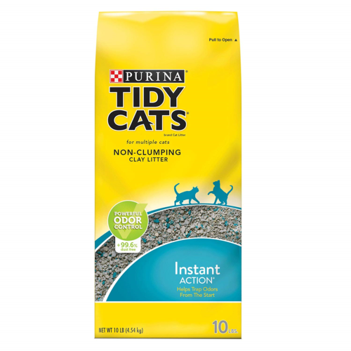 Purina Tidy Cats Instant Action for Multiple Cats Non-Clumping Cat Litter - 4 10