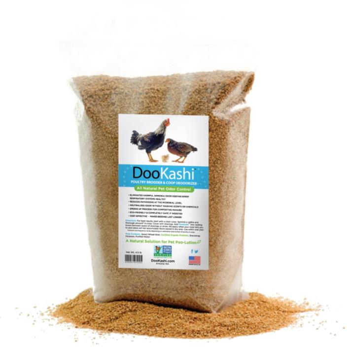 DooKashi for Poultry Coop Odor Eliminator & Compost Accelerator
