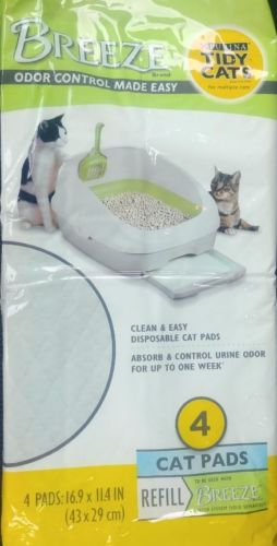 Tidy Cats 40 Count Breeze Litter Pad Refill (10 PACKS) 40 PADS TOTAL