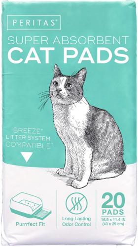 Peritas Cat Pads for Breeze Tidy Litter System, Original, 20 Count