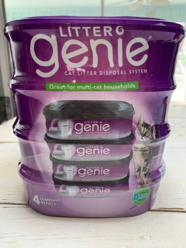 Litter Genie Cat Littler Disposal Refill Cartridge (4 Pack)