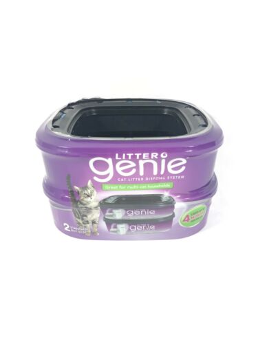 Litter Genie Refill (2 Pack), New Lasts Up To 4 Months With 1 Cat.