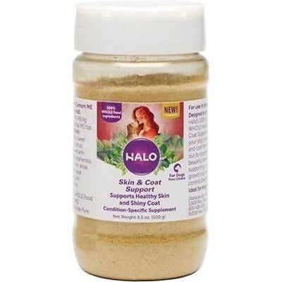 Halo Purely For Pets Supplement, Whole Food,Skin Coat Support - 3.50 OZ