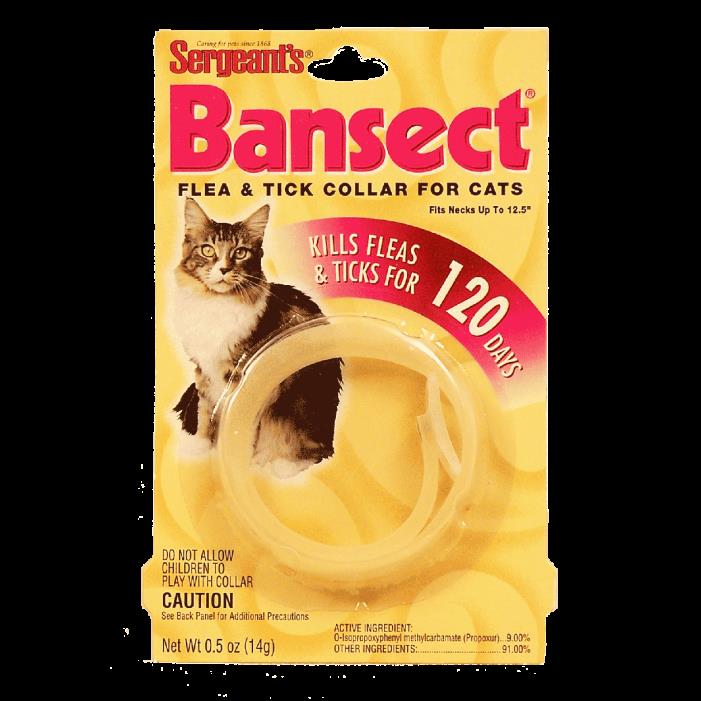 BANSECT FLEA & TICK COLLAR FOR CATS by SERGENNT'S  - HURRY AMAZING PRICE