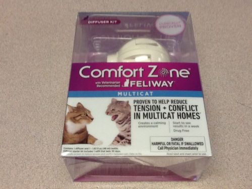 Comfort Zone Plug-in Multicat Diffuser And 48ml Refill With Feliway